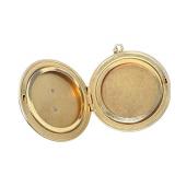 C.Co 1/20 14K Gold Filled Round Locket Pendant with Floral Design, 1.35 Inch C.Co 1/20 14K Gold Filled Round Locket Pendant with Floral Design, 1.35 Inch