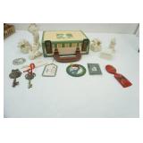 Department 56 Snowbabies 2001 Membership Kit Suitcase & Figurines