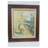 "Two Girls at Piano" 25"x 29"