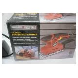 1/3 Sheet Finishing Sander and Work Light