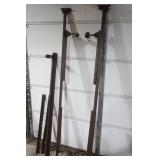 King Size Metal Bed Frame on wheels