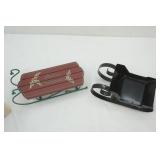 Decorative Sleighs and presents