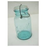 Vintage Lefton China & Vintage Ball Canning Jar with Lid