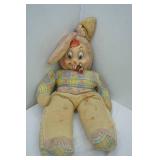 Vintage Rubber Faced Bunny 32" long
