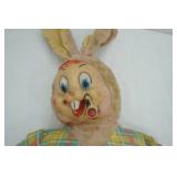 Vintage Rubber Faced Bunny 32" long