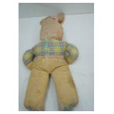 Vintage Rubber Faced Bunny 32" long