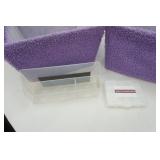 Purple Organizing Baskets, Craft Organizer, Magnetic Letter Organizer for Fridge