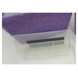 Purple Organizing Baskets, Craft Organizer, Magnetic Letter Organizer for Fridge