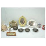 Antique Mirrors, Vintage Mini Pie Tins, Vintage Pipe Tobacco Tin and Other Decor