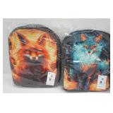 NEW Mini Backpacks 12"x9" (2ct) & Snowflake Teddy Bear 2023