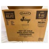 1000 Dart Isulated Cups - 6oz