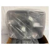 Box Of Plastic Serving Trays with Lids