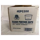 2500 Clear Portion Cups - 2oz