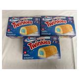3 Packs of Hostess Red, White, and Blue Twinkies