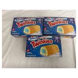 3 Packs of Hostess Red, White, and Blue Twinkies