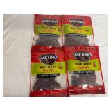 4 Bags of Jack Links Jalepeno Beef Jerky