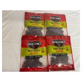 4 Bags of Jack Links Jalepeno Beef Jerky