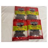 4 Bags of Jack Links Jalepeno Beef Jerky