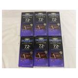6 Ghiradelli Dark Chocolate Bars