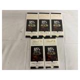 5 Lindt Dark Chocolate Bars