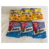 Mamba Chews and Sweet Tart Chews