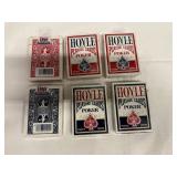 6x Hoyle Playing Cards-Poker 6x Hoyle Playing Cards-Poker