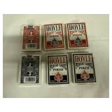 6x Hoyle Playing Cards-Poker 6x Hoyle Playing Cards-Poker