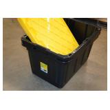 *2* 27-Gallon Totes with Lids *2* 27-Gallon Totes with Lids