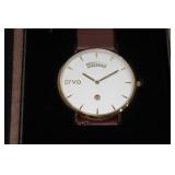 Arvo Awristacrat Watch with Leather Band 40mm Arvo Awristacrat Watch with Leather Band 40mm