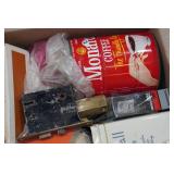 Assorted Harware - C-Clamps, Fasteners, Locks Assorted Harware - C-Clamps, Fasteners, Locks