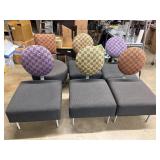 *6* Andreu World Eames MCM Style Lobby Chairs *6* Andreu World Eames MCM Style Lobby Chairs