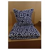 Outdoor Seat Cushion and Pillow Outdoor Seat Cushion and Pillow