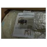 Set of Four Indoor Chair Cushions with Non-Slip Backing - Cream Set of Four Indoor Chair Cushions with Non-Slip Backing - Cream