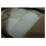 Set of Four Indoor Chair Cushions with Non-Slip Backing - Cream Set of Four Indoor Chair Cushions with Non-Slip Backing - Cream