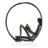 *2* Danya B. Cast Iron Bookend Sculptures - Encircled Reader *2* Danya B. Cast Iron Bookend Sculptures - Encircled Reader