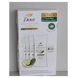 NEW DOVE ADVANCED CARE INVISIBLE DEODORANT 3PK. NEW DOVE ADVANCED CARE INVISIBLE DEODORANT 3PK.