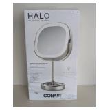 NEW CONAIR HALO LED RECHARGEABLE MIRROR NEW CONAIR HALO LED RECHARGEABLE MIRROR