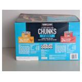 NEW KIRKLAND SIGNATURE 2-FLAVOR VARIETY PACK CHUNKS IN GRAVY (CAT) NEW KIRKLAND SIGNATURE 2-FLAVOR VARIETY PACK CHUNKS IN GRAVY (CAT)