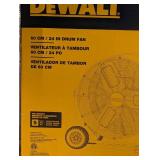 DEWALT 24” DRUM FAN DEWALT 24” DRUM FAN