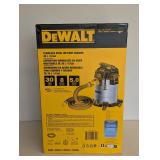 DEWALT STAINLESS STEEL WET/DRY VACUUM DEWALT STAINLESS STEEL WET/DRY VACUUM