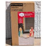 NEW OUTDOOR DECOR 3PC. NATIVITY SCENE NEW OUTDOOR DECOR 3PC. NATIVITY SCENE