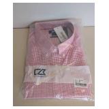 NEW CUTTER AND BUCK XXL BUTTON UP SHIRT NEW CUTTER AND BUCK XXL BUTTON UP SHIRT