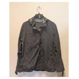 REI LARGE HOODED ZIPPED JACKET (GRAY) REI LARGE HOODED ZIPPED JACKET (GRAY)