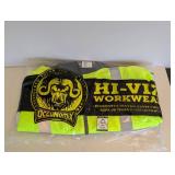 HI-VIZ WORKWEAR X-LARGE (YELLOW) BOMBER JACKET HI-VIZ WORKWEAR X-LARGE (YELLOW) BOMBER JACKET