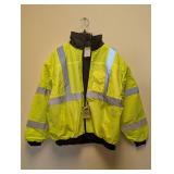 HI-VIZ WORKWEAR X-LARGE (YELLOW) BOMBER JACKET HI-VIZ WORKWEAR X-LARGE (YELLOW) BOMBER JACKET