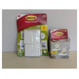 (2) ASSORTED COMMAND STRIPS (2) ASSORTED COMMAND STRIPS