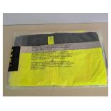HI-VIZ WORKWEAR LARGE (YELLOW) HOODED RAINCOAT HI-VIZ WORKWEAR LARGE (YELLOW) HOODED RAINCOAT