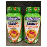 2 Bottles Vitafusion Multi+ Immune Gummy Vitamins 90ct each