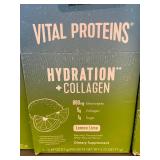 Lot of 3 Vital Proteins Hydration + Collagen Lemon Lime Dietary Supplement Packs
