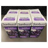 Lot of 6 Sambucol Black Elderberry Dietary Supplement Syrup 7.8 fl oz Each